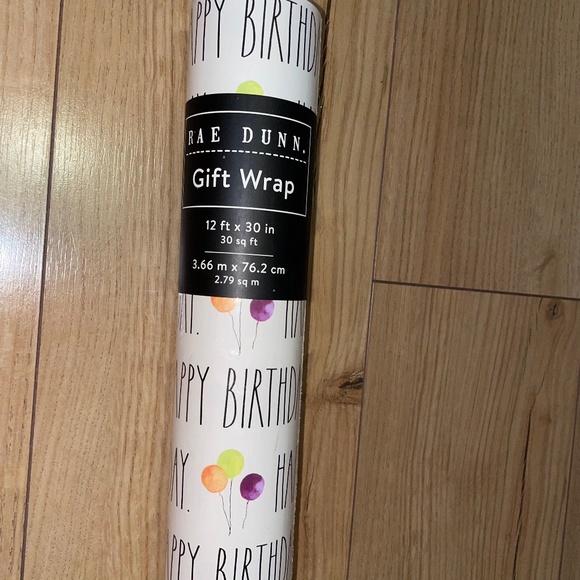RAE DUNN - Birthday Gift Wrap - New - Picture 1 of 6